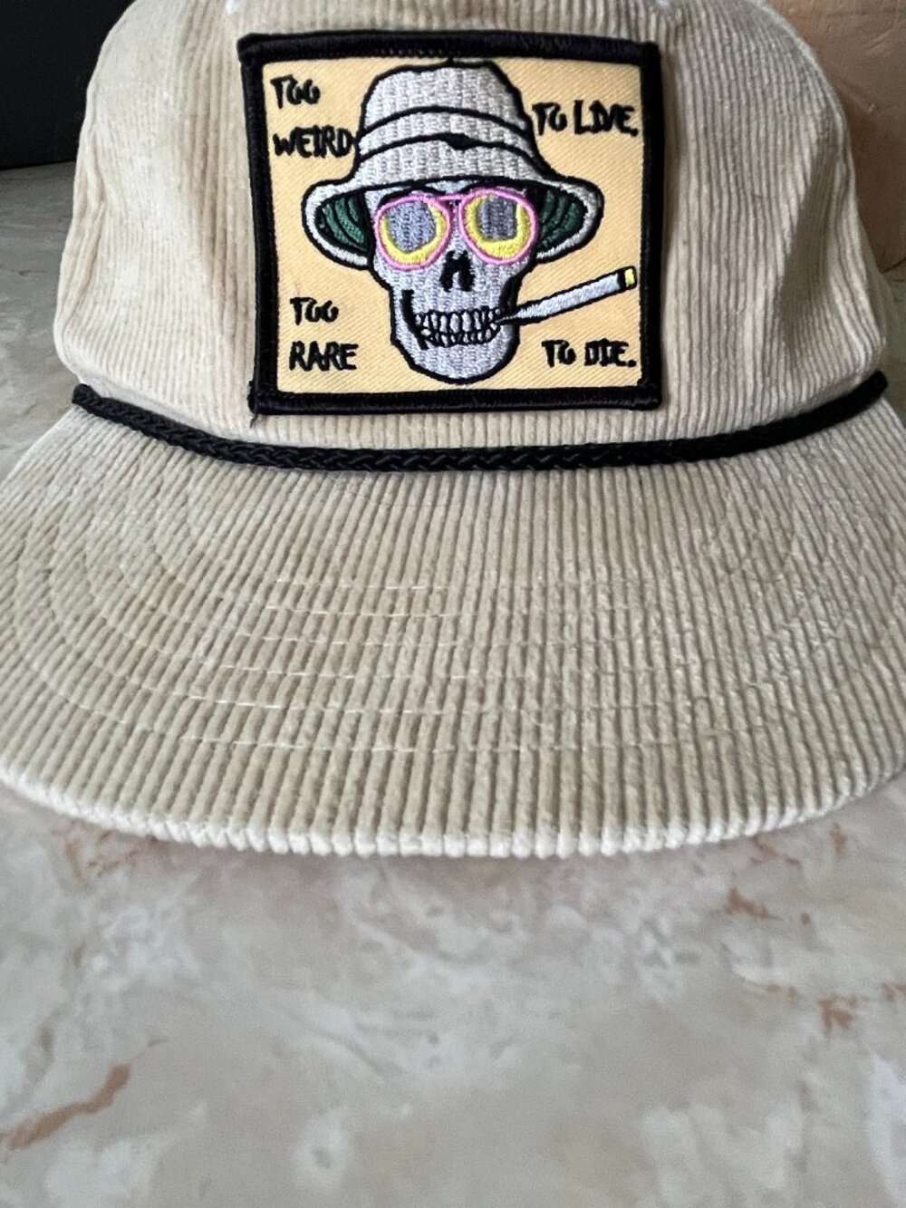 Snag Collective High Powered Mutant Hunter Thompson 5 Panel Corduroy Cap - Picture 3 of 8